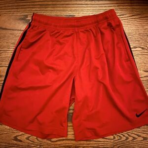 Combo - 2 Nike Shorts (Red and Gray) - Size Large